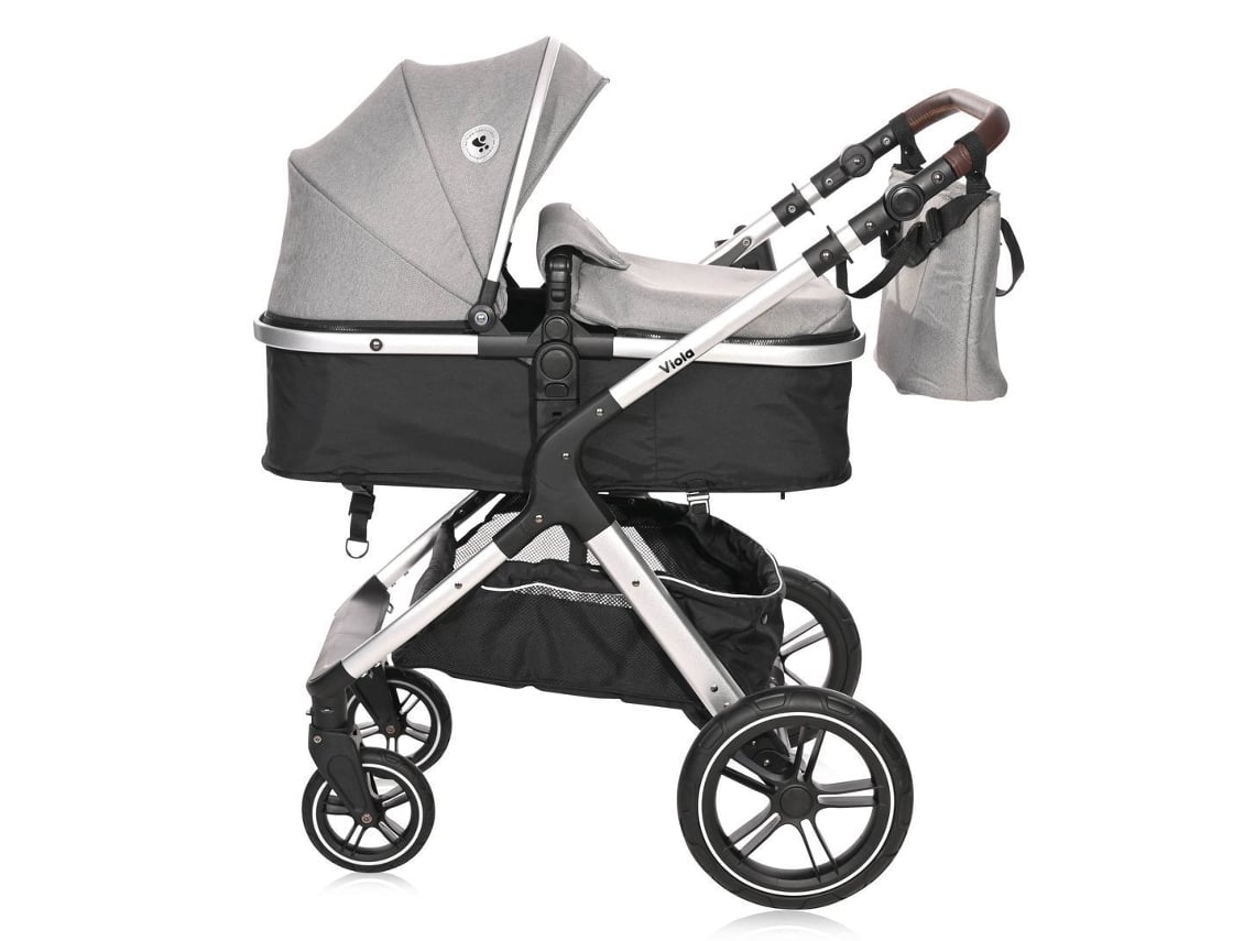 Carrinho de bebê VIOLA conversível duo até 22 Kg da Lorelli Opaline Grey