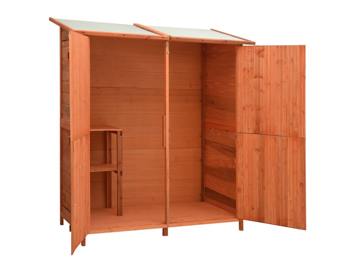 Abrigo MAISON EXCLUSIVE para Ferramentas 136x75x160 cm Abeto Maciço