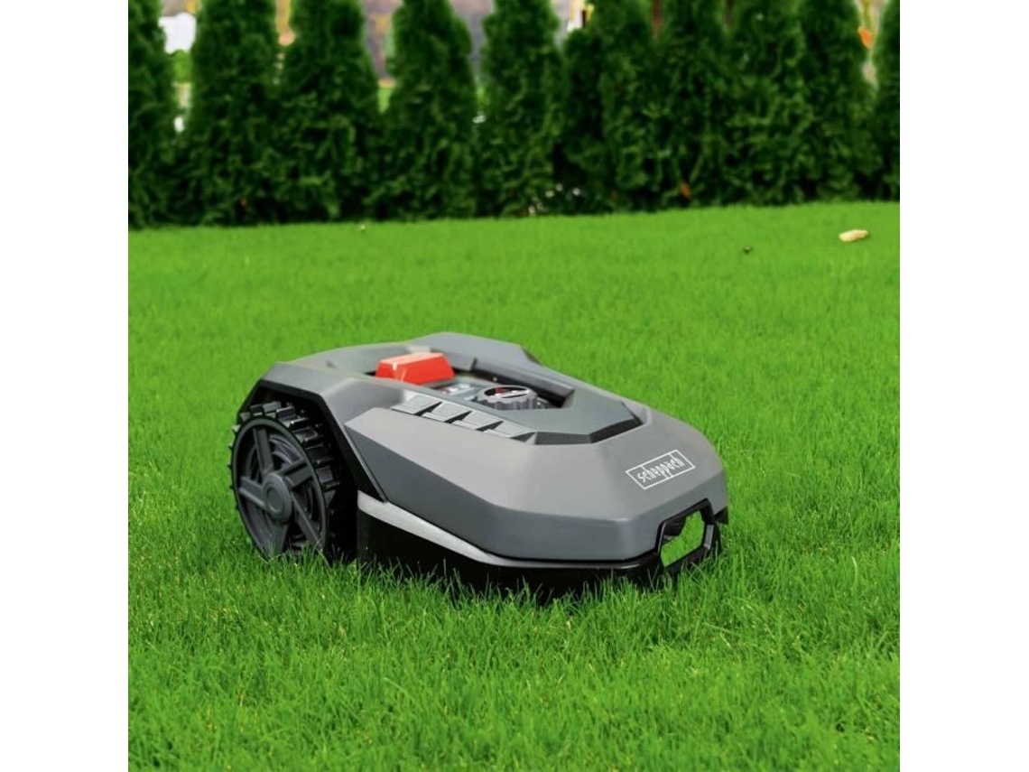 Robot Cortador De Grama Conectado 600m2 Scheppach Robocut Xl600 Com Estação De Recarga | Até 600 M² | Sensor De Chuva | Wifi Bt