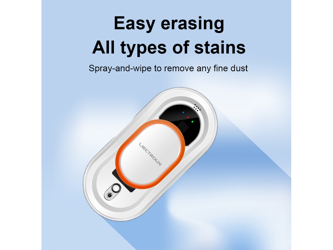 Robô Aspirador, Limpeza De Janelas, Aspiração, Limpador De Vidros Elétrico,branco,sim Oem