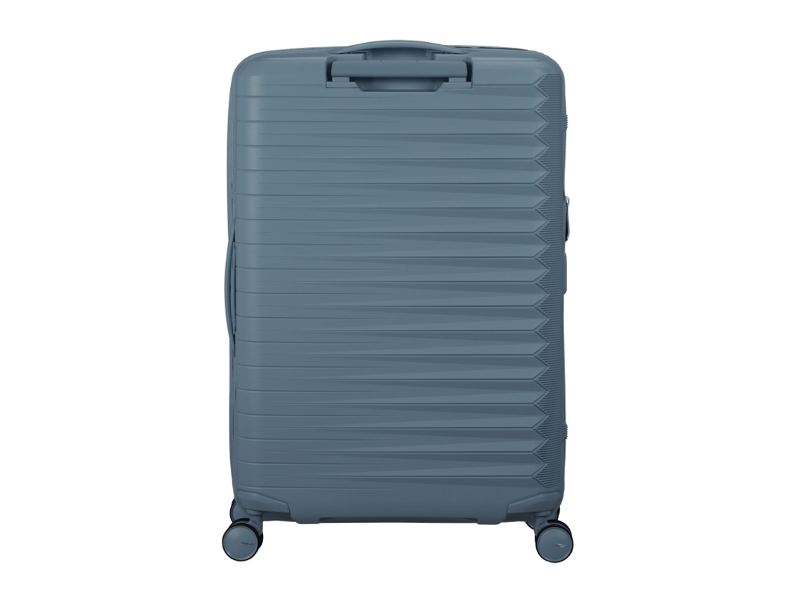 Mala Média American Tourister, 68 cm, 4 Rodas, Azul Aço