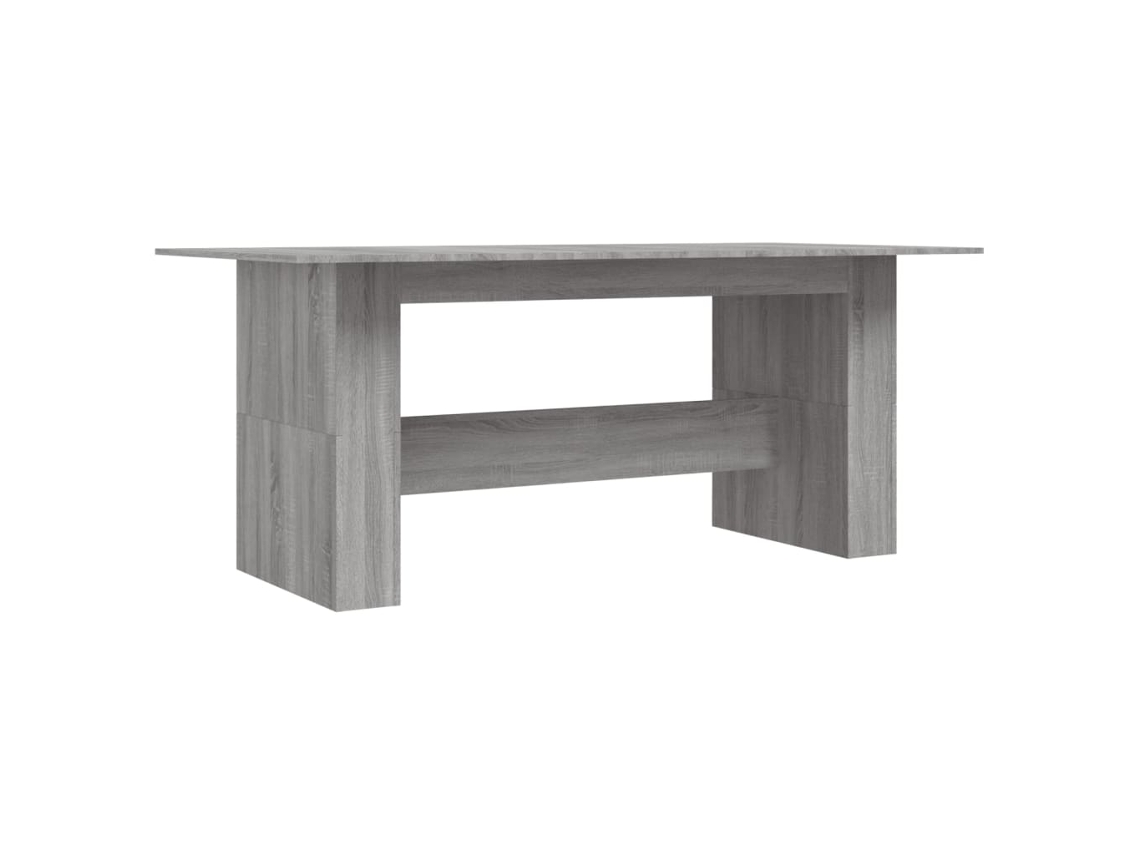 MAISON EXCLUSIVE Mesa de Jantar 180X90X76 Cm Derivados de Madeira Cinza Sonoma