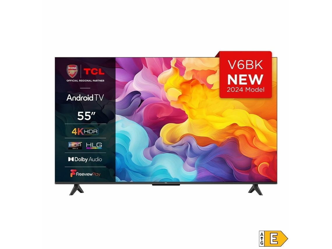 Smart TV TCL 55V6B (Preto - G - 55