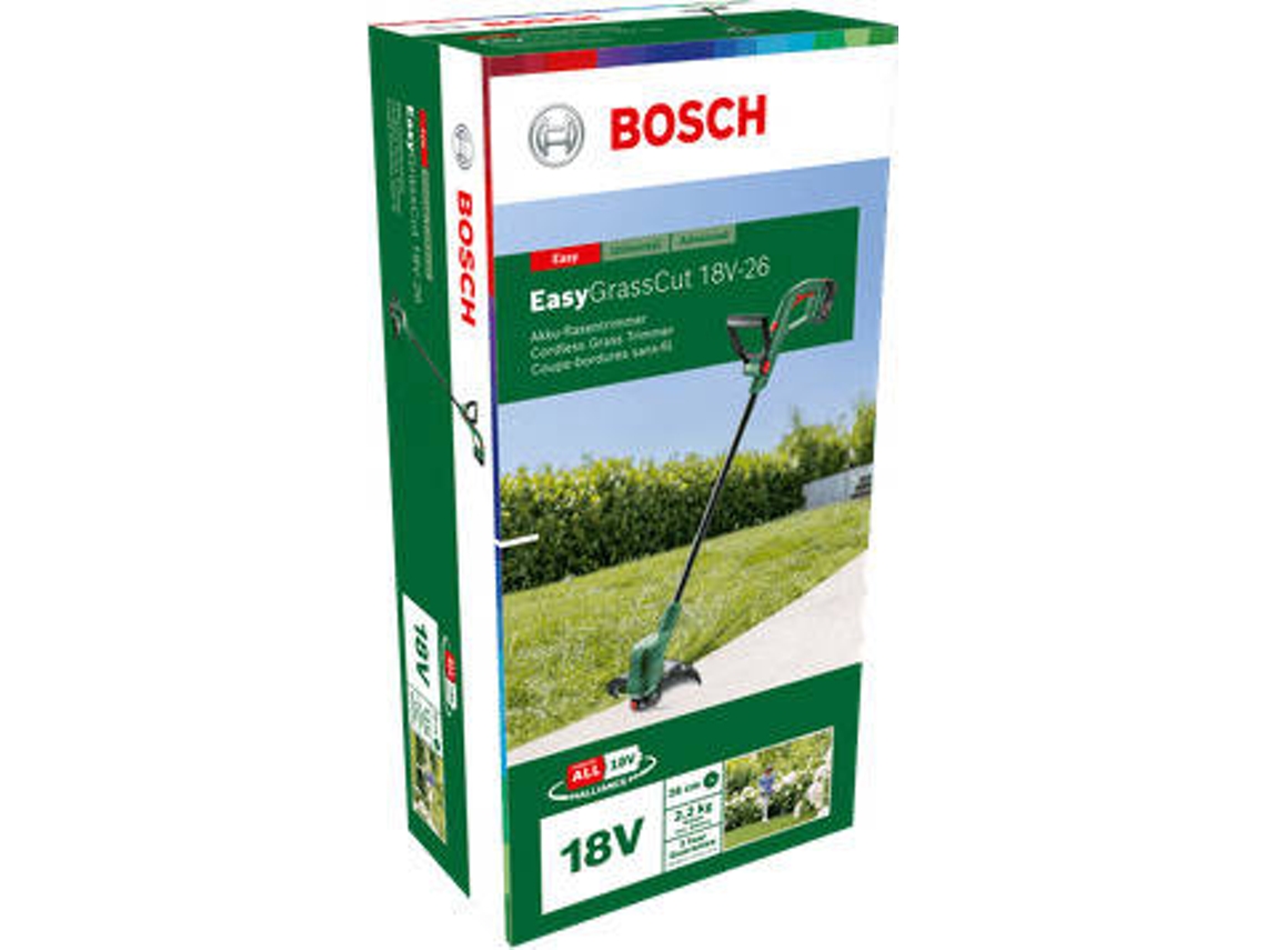 Aparador de Relva BOSCH EasyGrasscut 18V-26