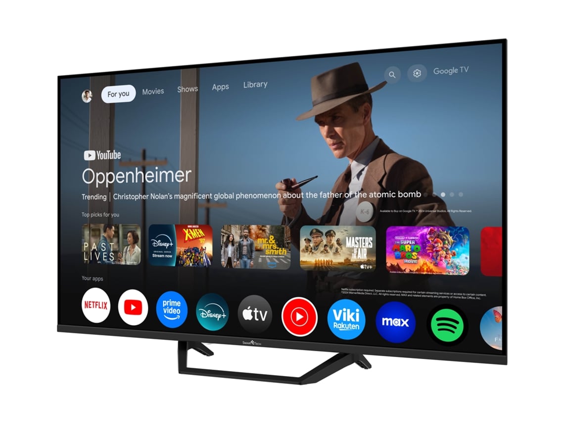 TV SMART TECH  43QG06V2 (43'' - 109 cm -QLED - Ultra HD - Smart TV)