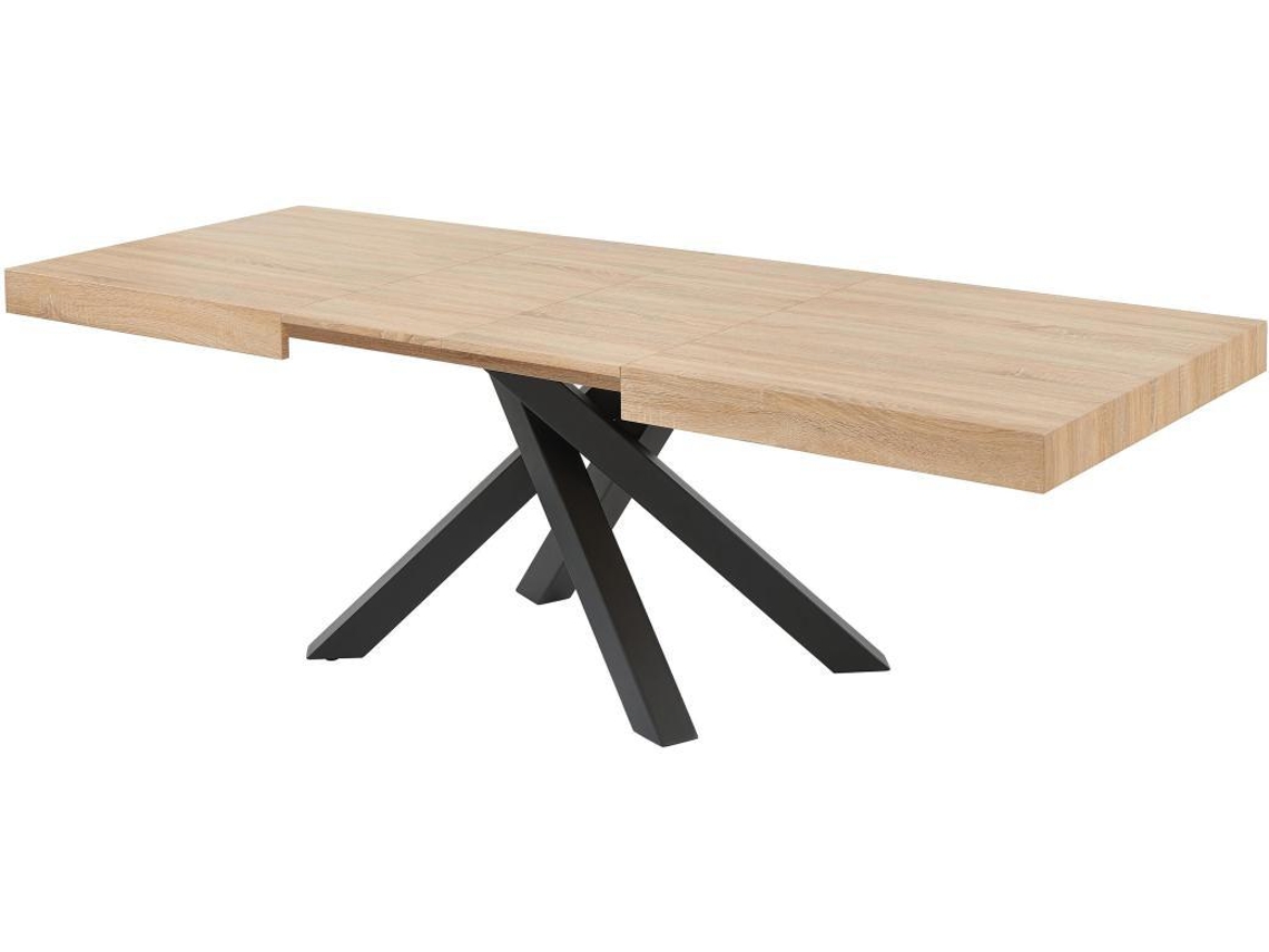 Mesa Extensível Catonav VENTE-UNIQUE (Natural Claro - Aglomerado e derivados de madeira - 240x90x75 cm)