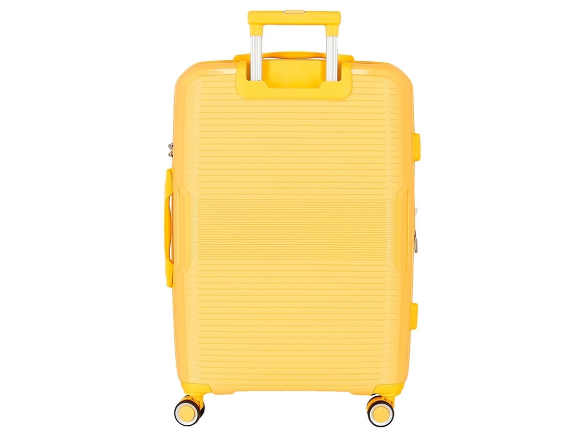 Mala Grande Polipropileno Rígida Inari Amarelo MOVOM