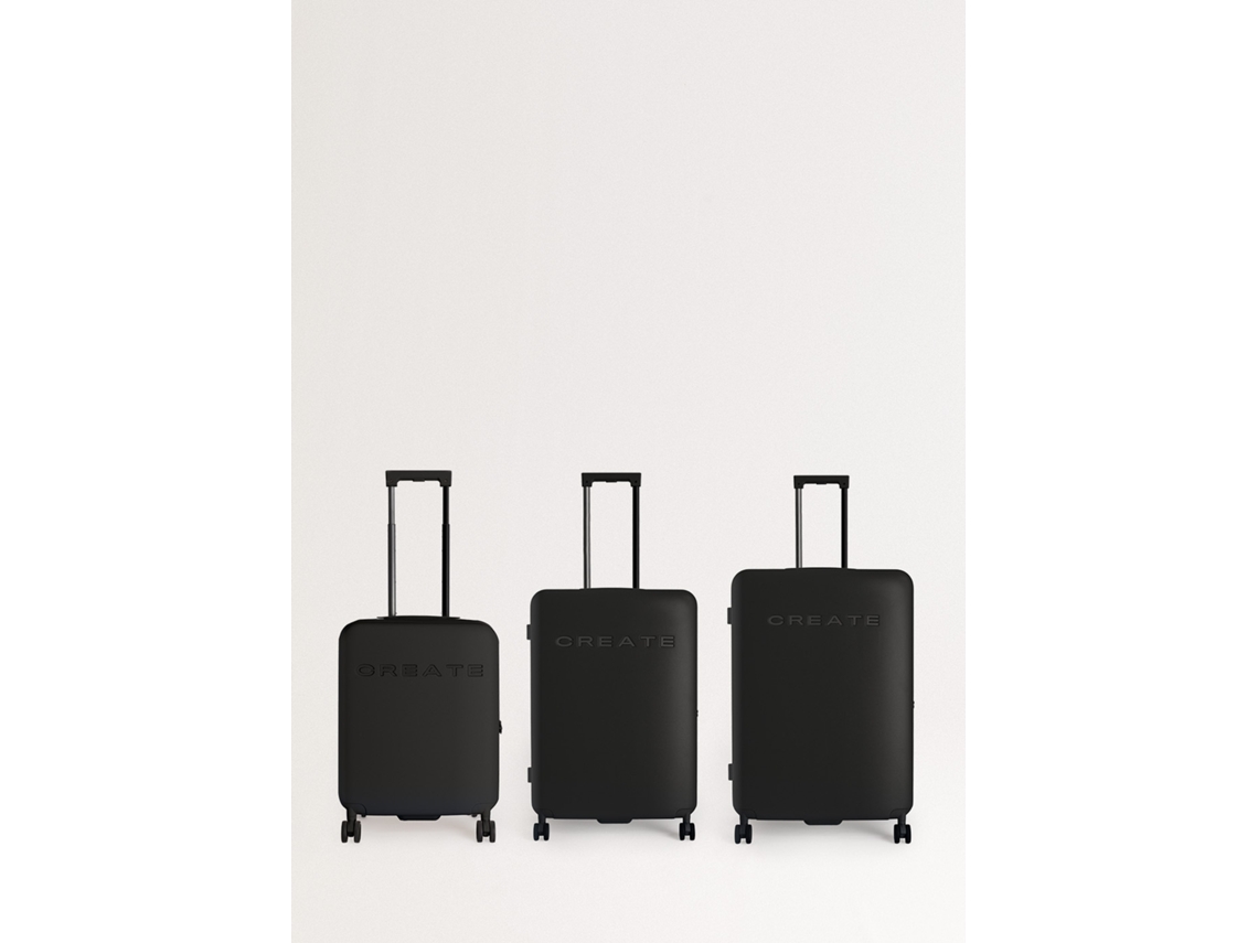 Luggage Studio Mala Rígida De Policarbonato Com Cadeado Tsa E Rodas Multidirecionais Create