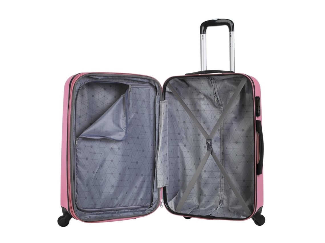 Conjunto de Malas de Viagem ITACA Sevron Rosa