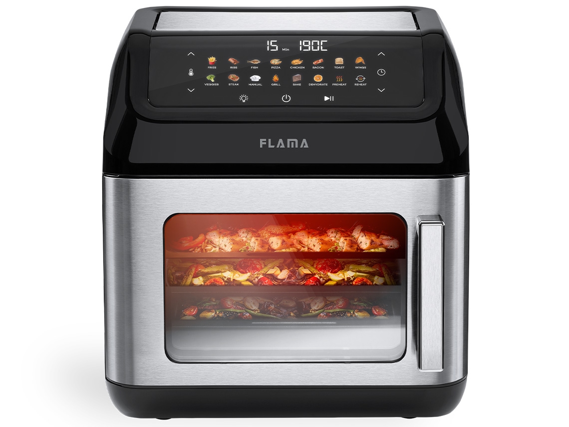 Forno AirFryer FLAMA 686FL (13 L - Preto)