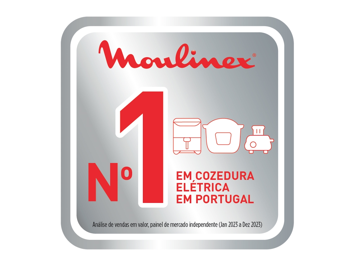 Grelhador de Placas MOULINEX OptiGrill+ XL GI727810 (2000 W)