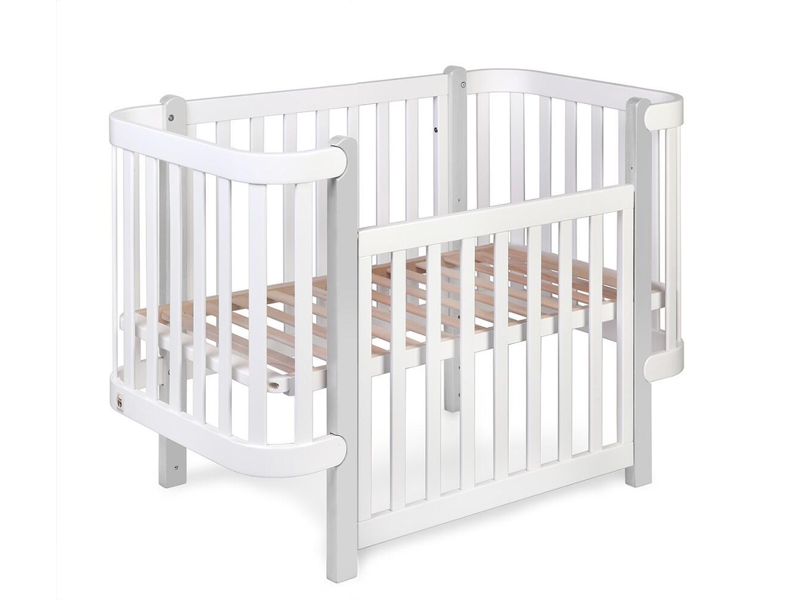 Berço FURNLUX CLASSIC Etude Cinzento Madeira Sólida 67X125X89 Cm