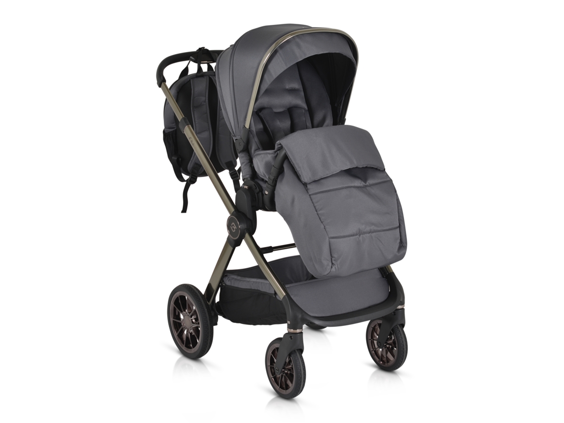 Carrinho De Bebê Iclick Cinza Cangaroo Cangaroo