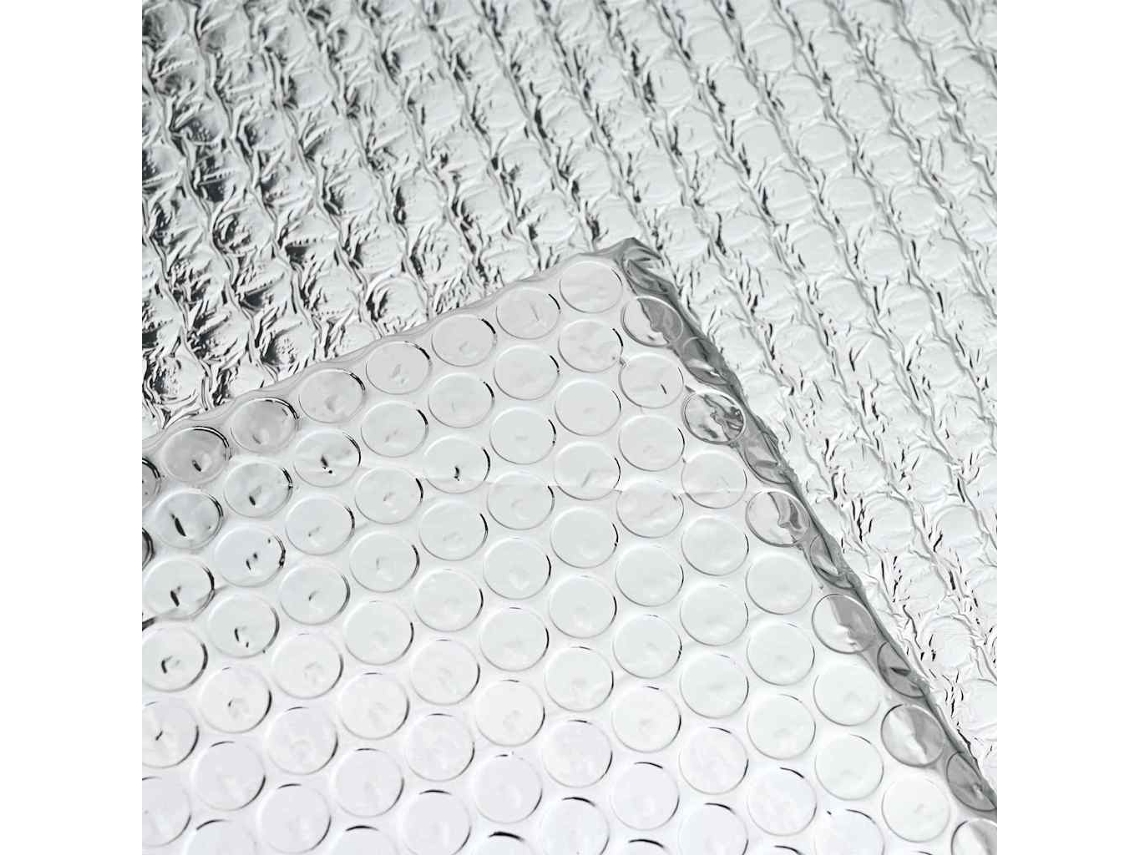 Refletor De Calor Para Radiador Prateado 0.6 X 50 M Alumínio Haochrymec