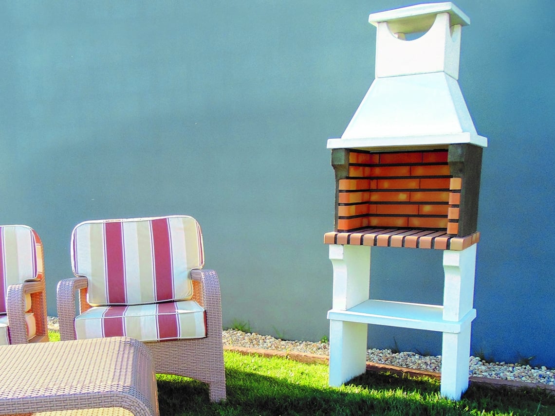 Churrasqueira ARTICIMENTOS Simpless - Art (Tijolo e Cimento Refratário - 64,5x46x193 cm)