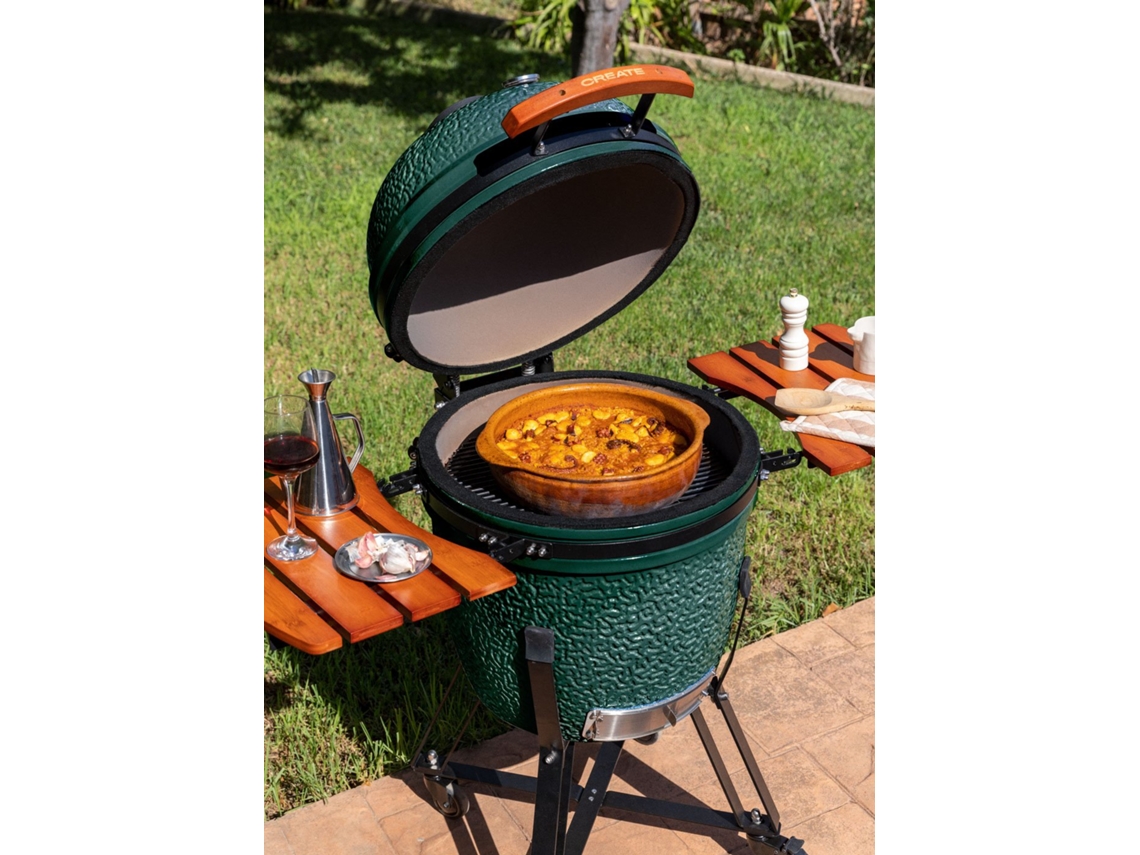 Barbecue CREATE -Kamado - Defumador de Cerâmica