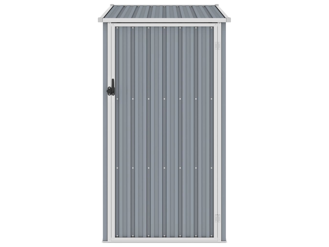 Abrigo MAISON EXCLUSIVE 87x98x159 cm Aço Galvanizado Cinzento