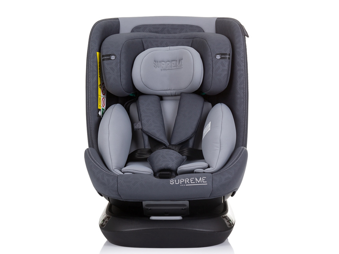 Cadeira Auto Supreme 360 I-Size 40-150 Cm com Isofix Granite CHIPOLINO
