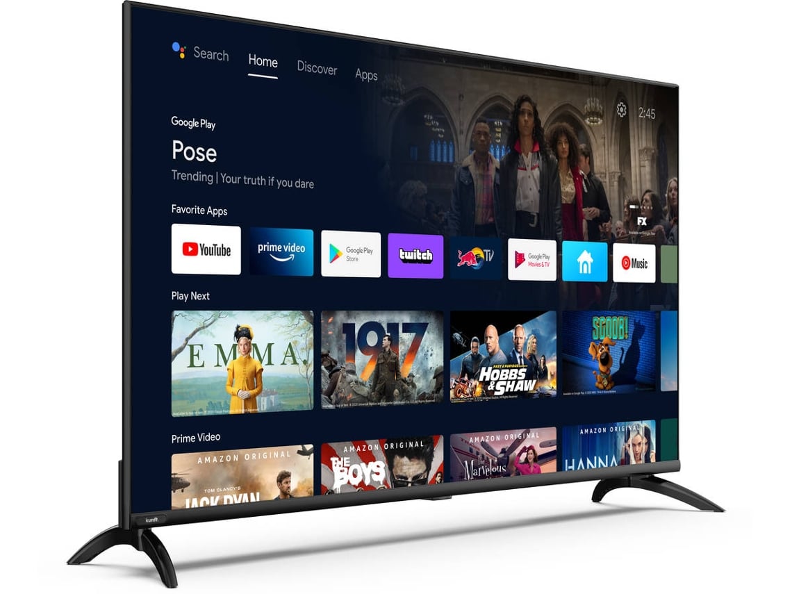 TV KUNFT K8447H43U (LED - 43'' - 109 cm - 4K Ultra HD - Android TV)