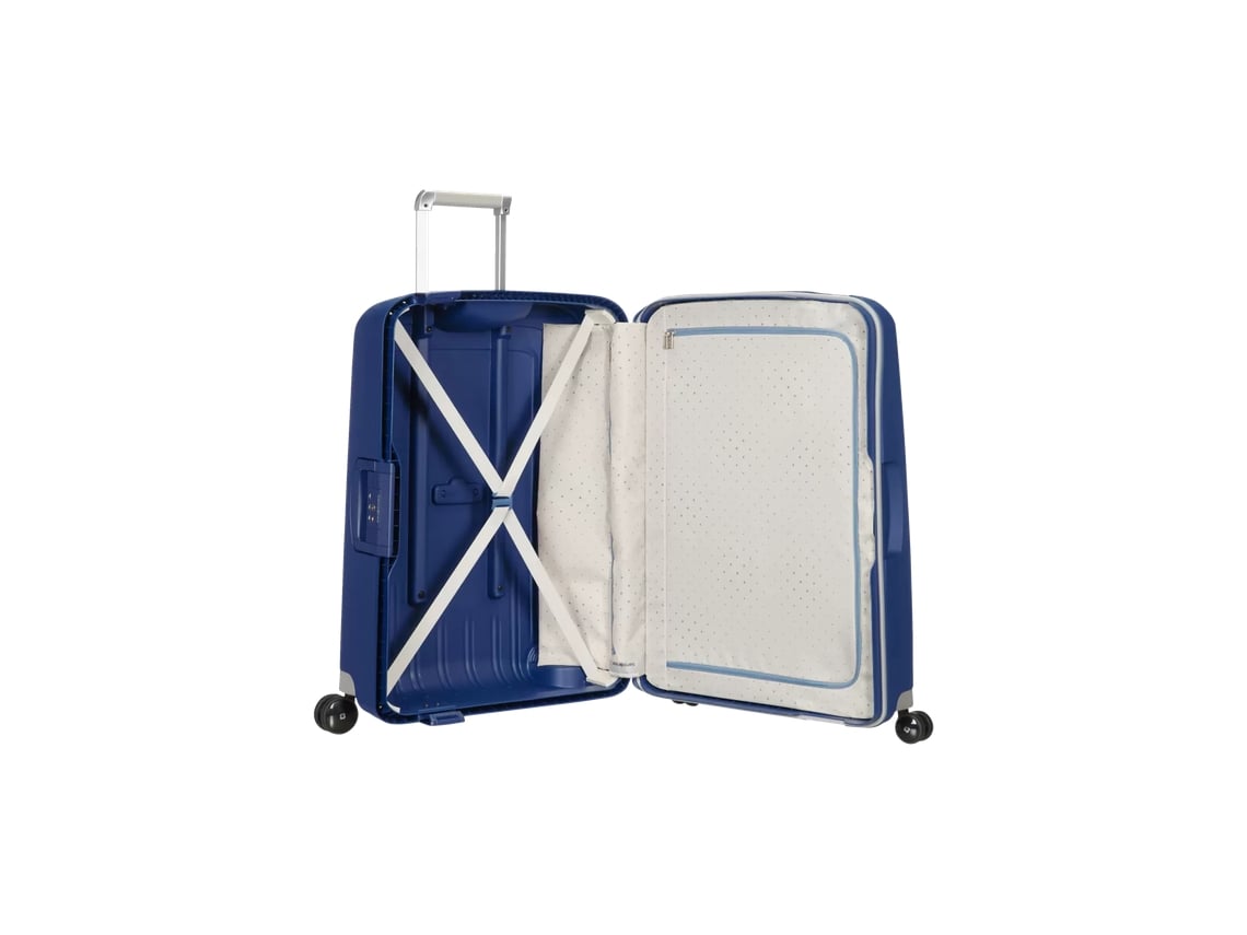 Mala de Viagem Grande SAMSONITE S'Cure Azul Escuro (75x52x31cm - 102L)