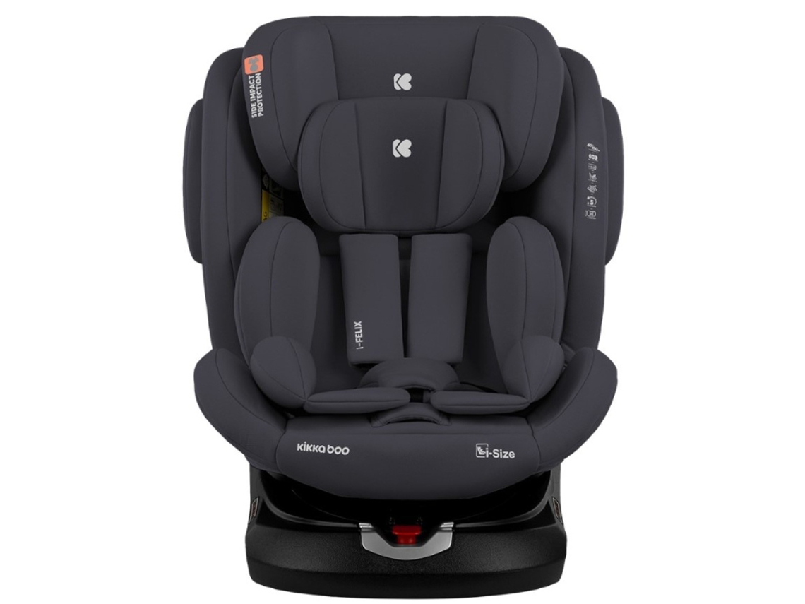 Cadeira auto KIKKA BOO i-Felix i-SIZE 40-150 cm Cinzento escuro