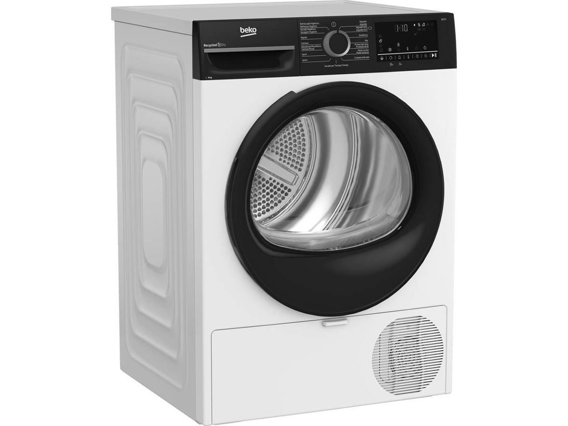 Máquina de Secar Roupa BEKO BM3T48249W (8 kg - Bomba de Calor - Branco)