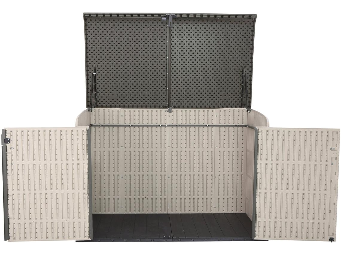 Armário de Exterior LIFETIME Resistente Uv100 (Creme - 190x106x131 cm)