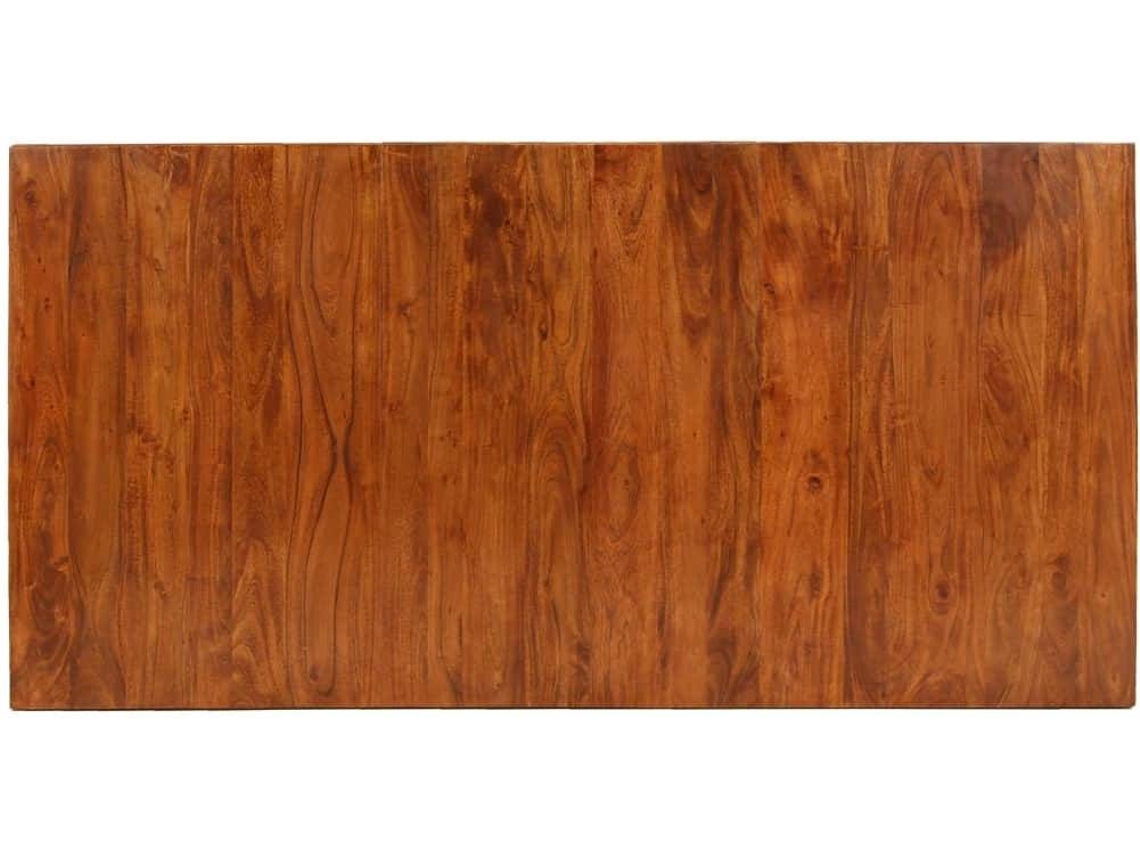 vidaXL Mesa jantar madeira maciça c/ acabamento sheesham 180x90x76 cm