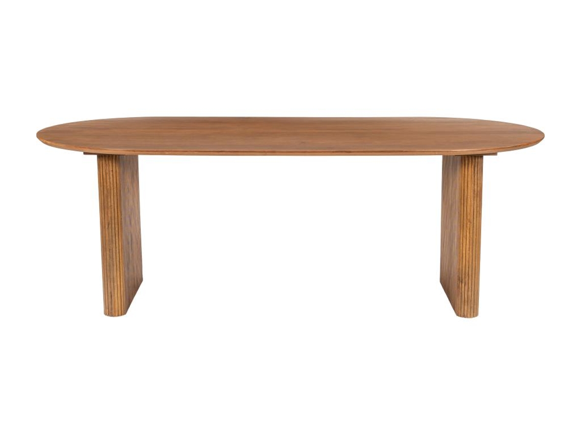 Mesa de Jantar para 8 Pessoas em Madeira de Manga Natural Balimela VENTE-UNIQUE