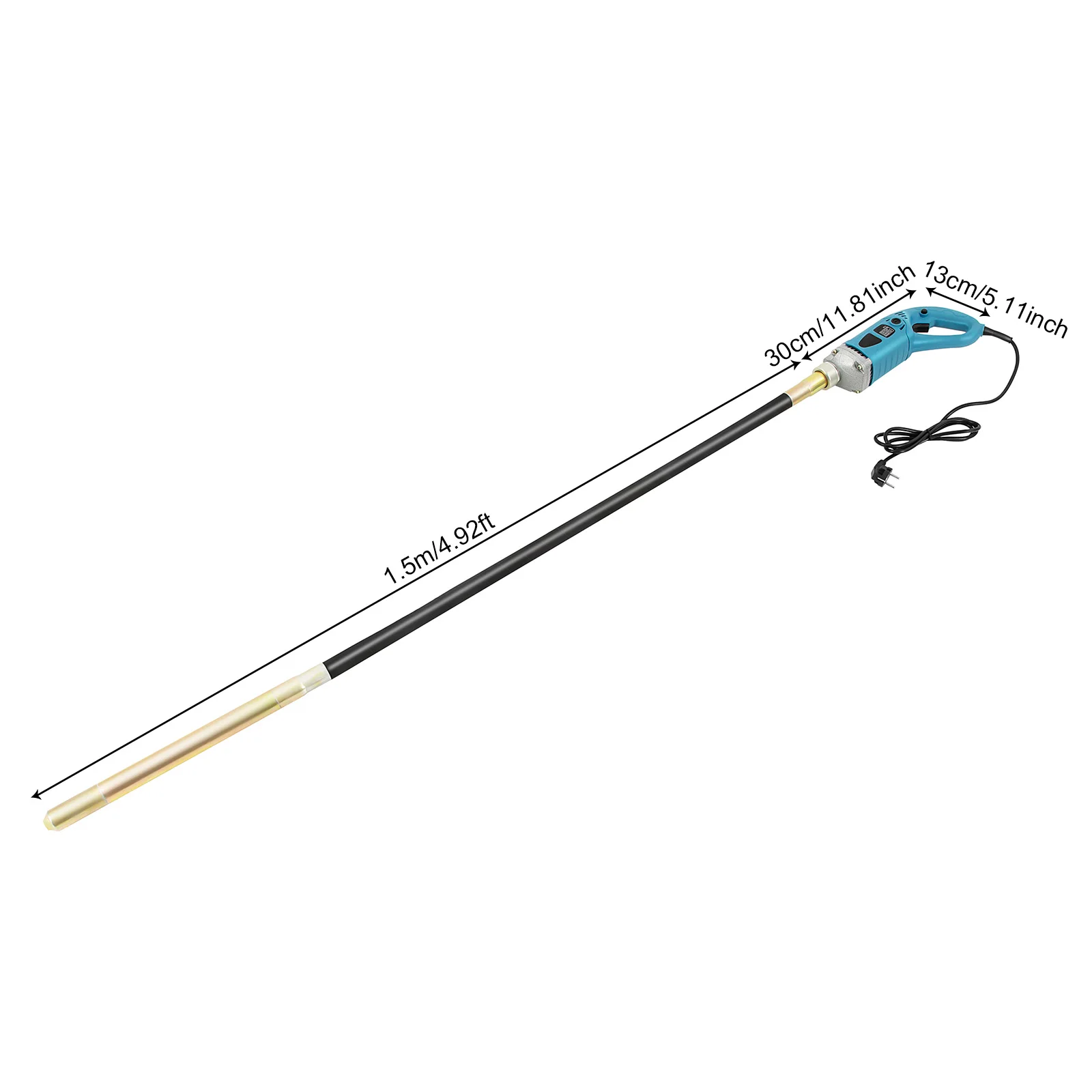 Vibrador De Concreto 1300w 4300rpm 1,5m Oem