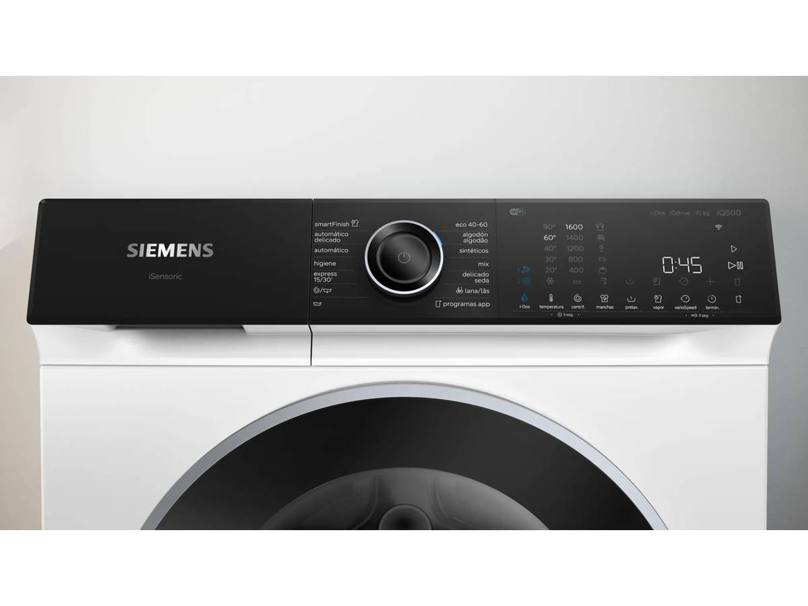 Máquina de Lavar Roupa SIEMENS I-Dos WG56H2A0ES (10 kg - 1600 rpm - Branco)