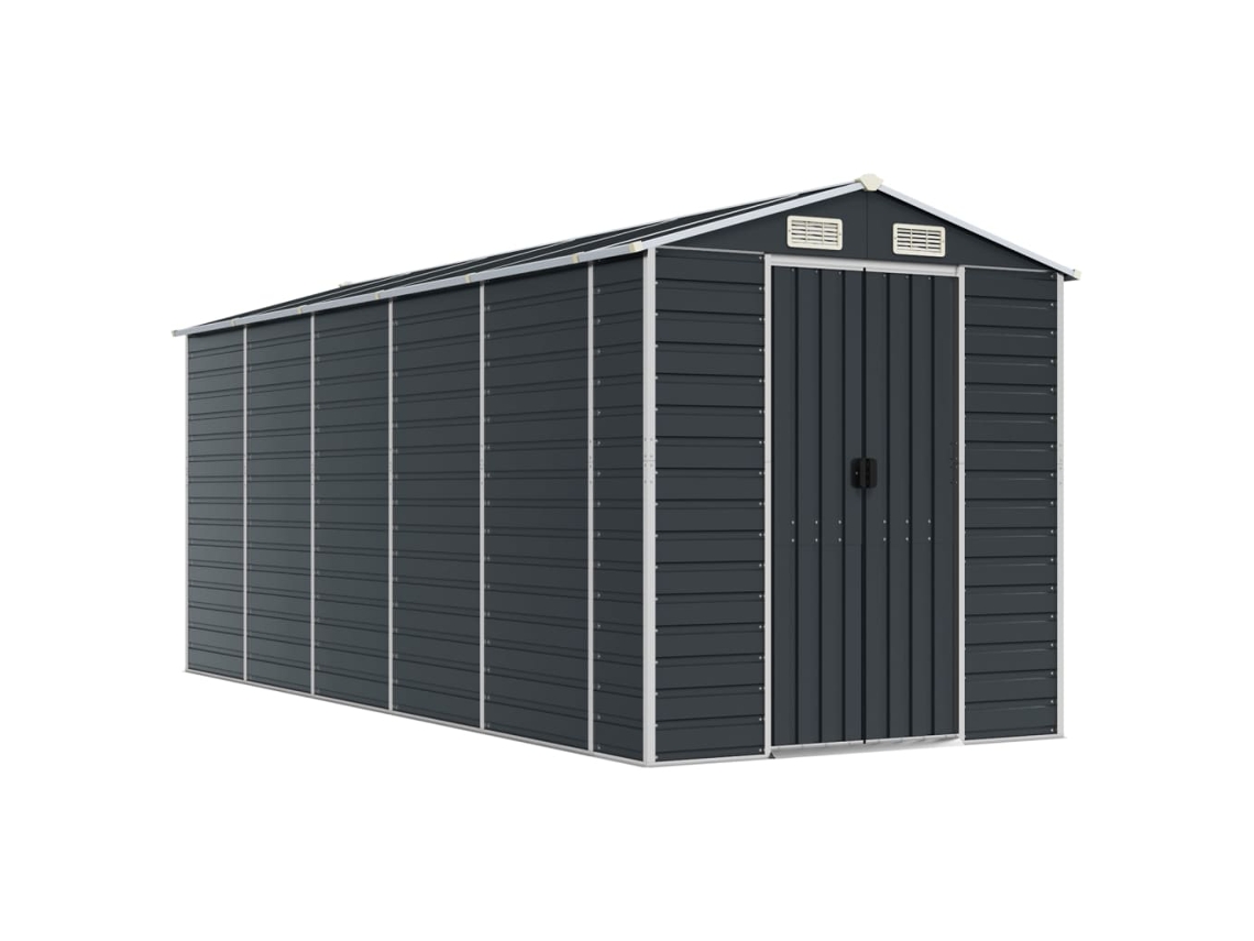 Abrigo MAISON EXCLUSIVE 191x470x198 cm Aço Galvanizado Antracite