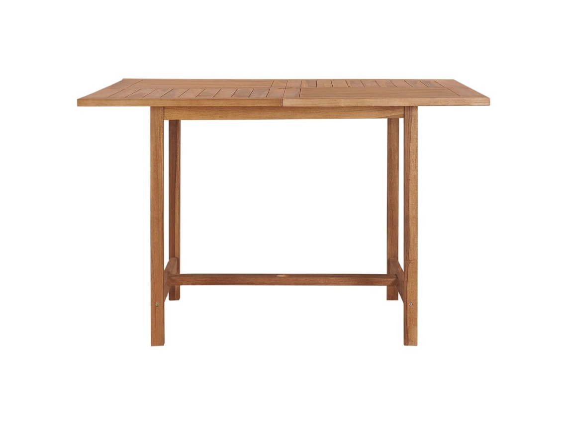 Mesa de jantar para jardim VIDAXL Marrom Madeira (110x110x75 cm)