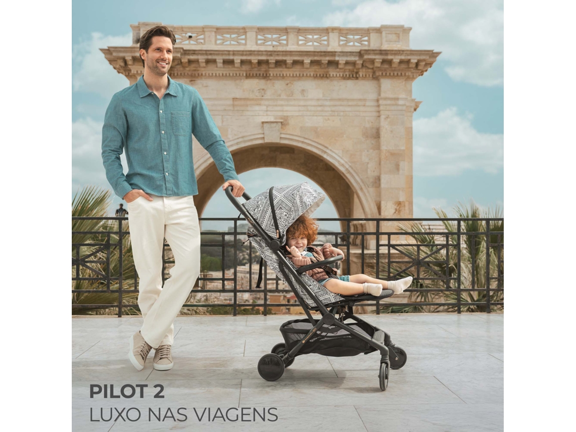 Carrinho de Bebé para Avião KINDERKRAFT Pilot 2- Bizuu (Preto)