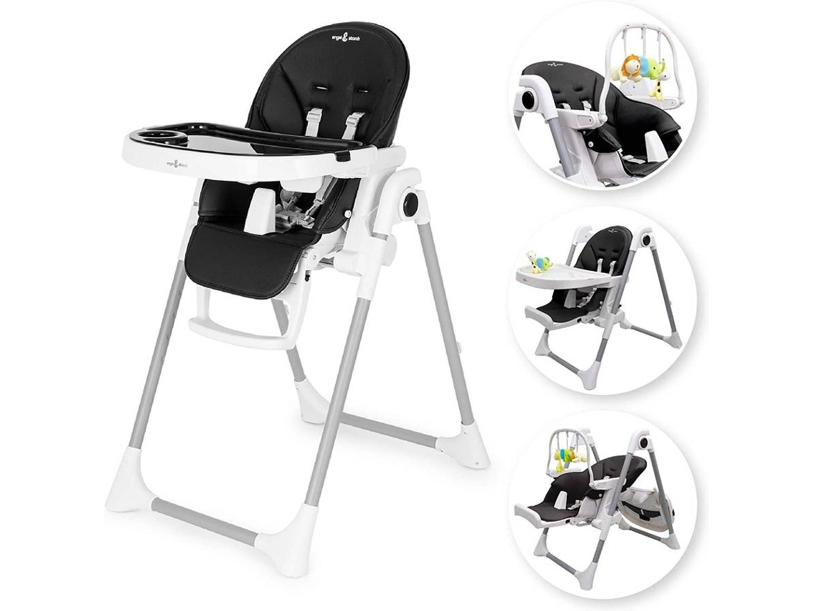 Cadeira de Refeição ENGEL & STORCH TANELI Preto (PU - 55x77x102.5 cm)