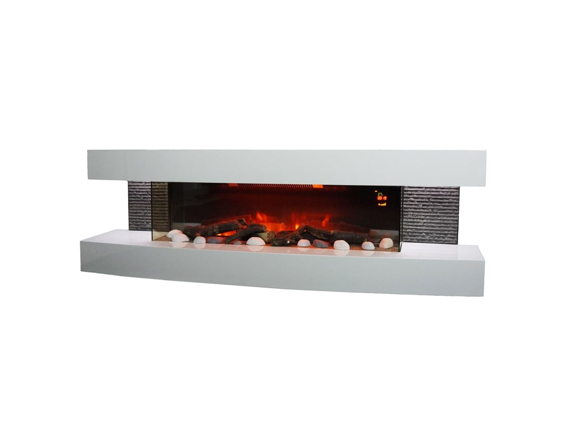 Lareira Elétrica CHEMIN'ARTE Lounge 3XL 2000 W Preto