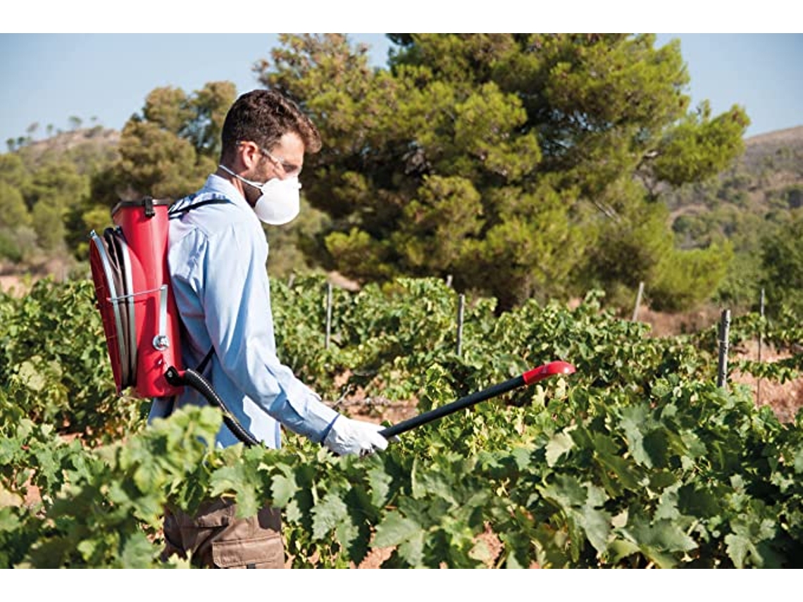 Mochila para Pó com Fole Manual. Dragão Pulmico 12K. Aplicação de Pós Fitossanitários. 11Kg de Capacidade. Regulador de Saída.