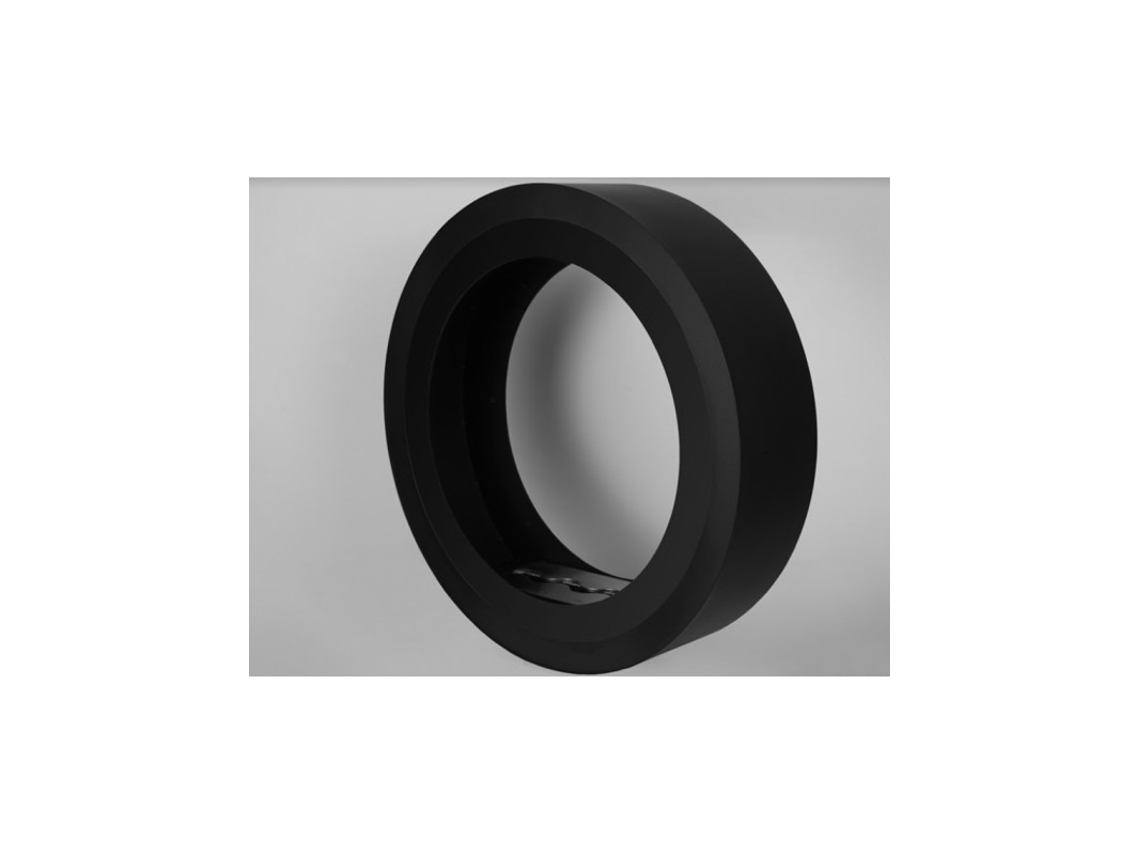 Lareira biológica de chão independente, cor preta ERTA O SYMETRIC OUTINFIRE