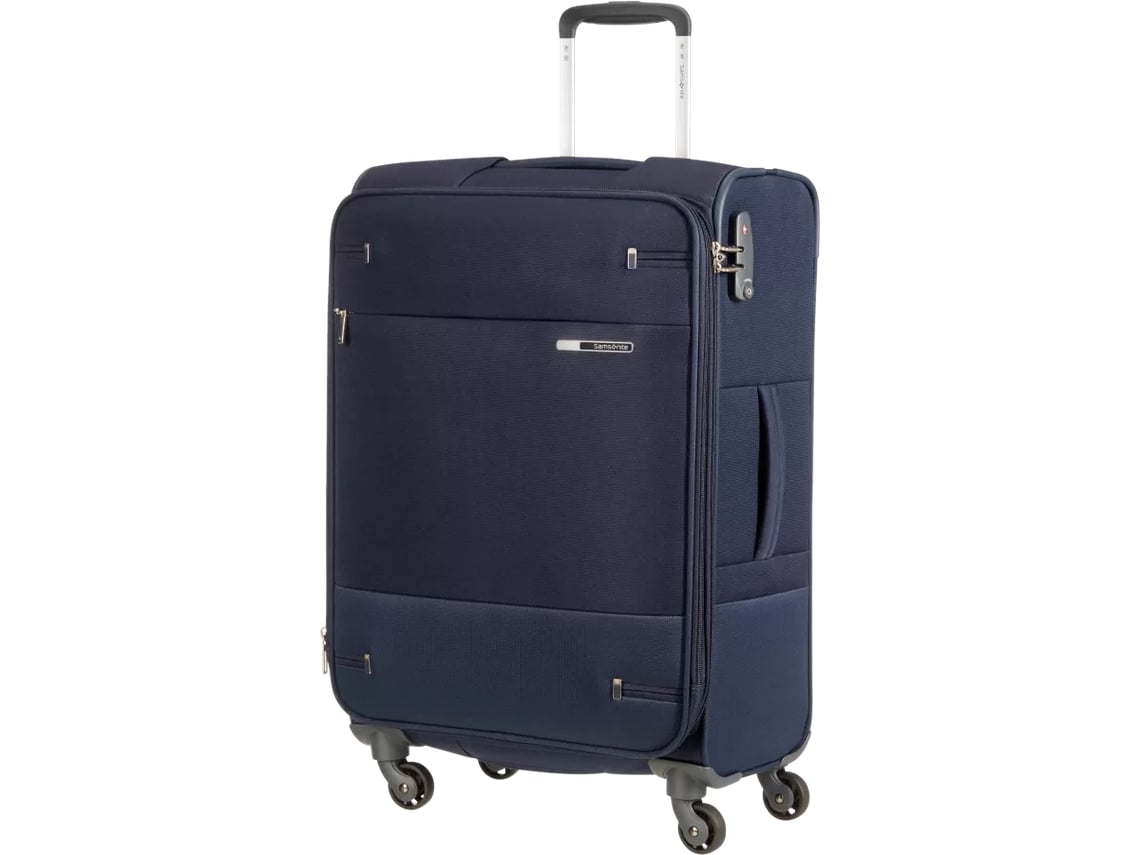 Mala de Viagem Média Expansível SAMSONITE Base Boost  Azul Escuro (66x42x28/31cm - 67/73L)