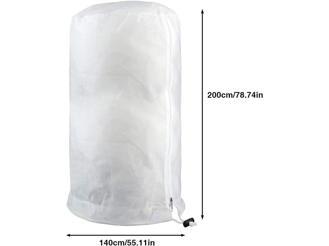 Proteção para Árvores Capa Branca 140X200Cm Ferramentas de Jardinagem