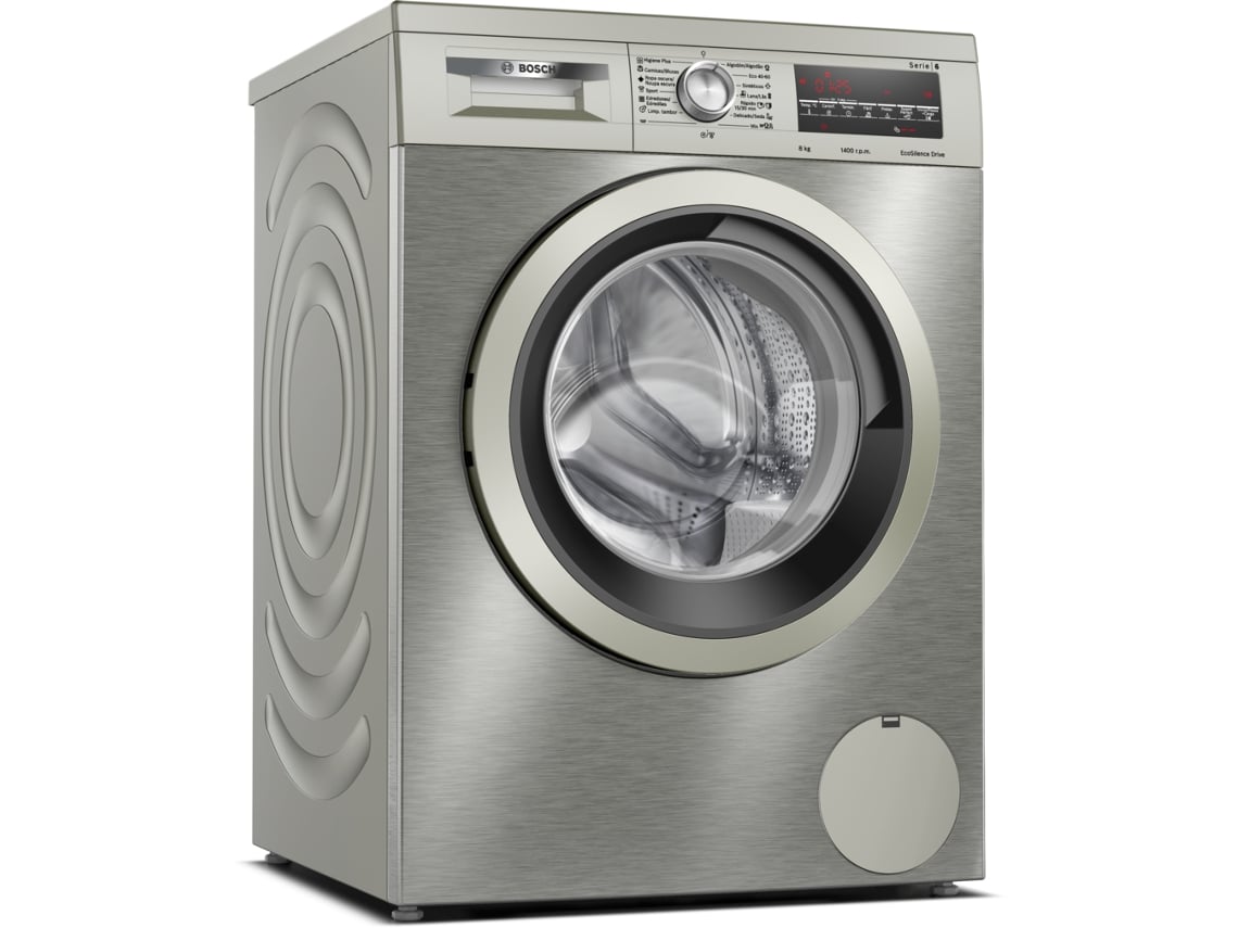 Máquina de Lavar Roupa BOSCH WUU28T8XES (8 kg - 1400 rpm - Inox)
