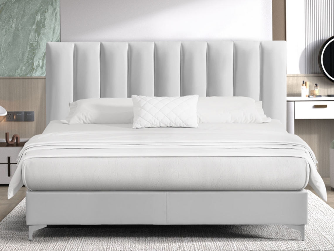 Cama De Casal Classic (branco)(200×180 Cm)