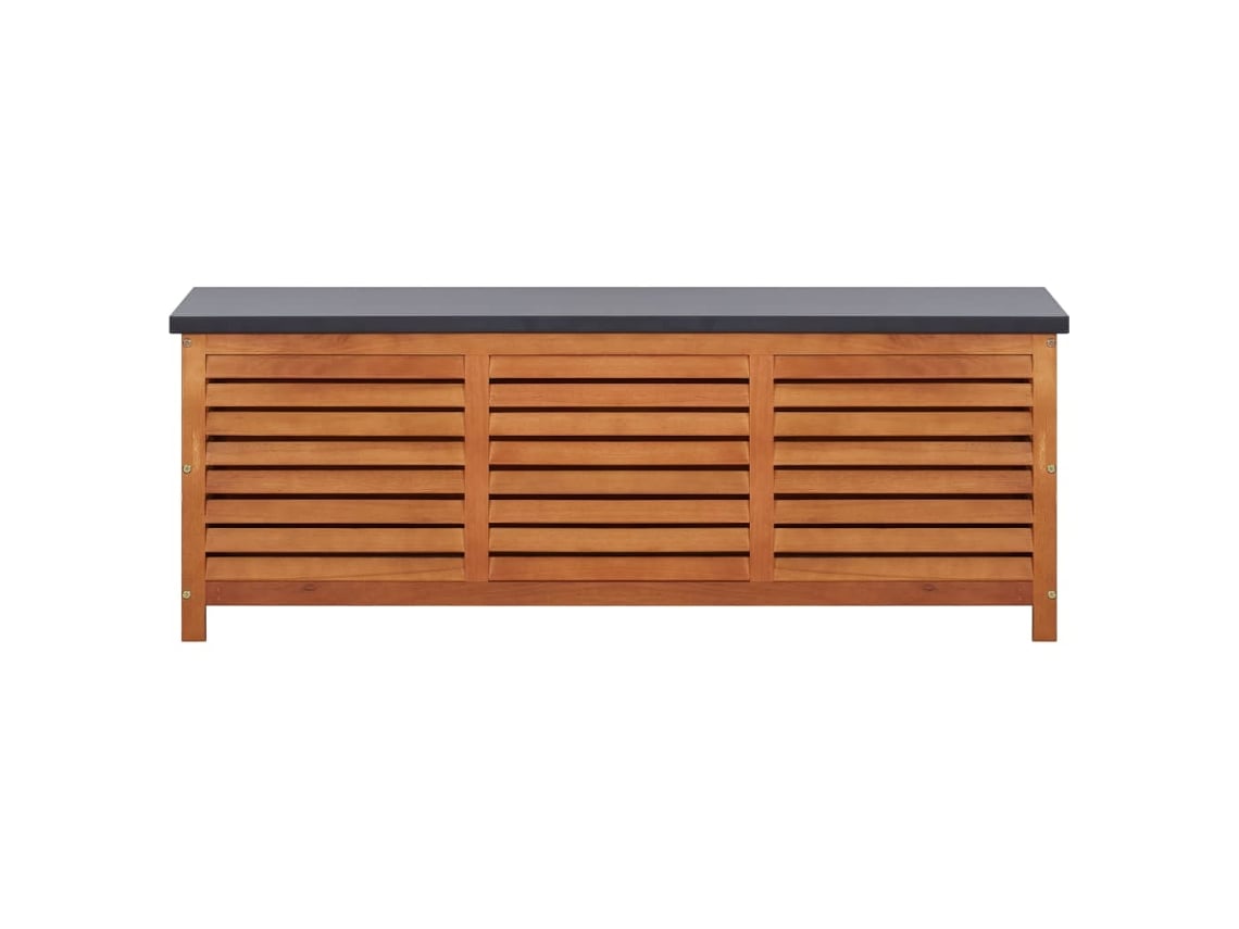 Baú de Armazenamento VIDAXL Marrom Madeira (185x80x110 cm)