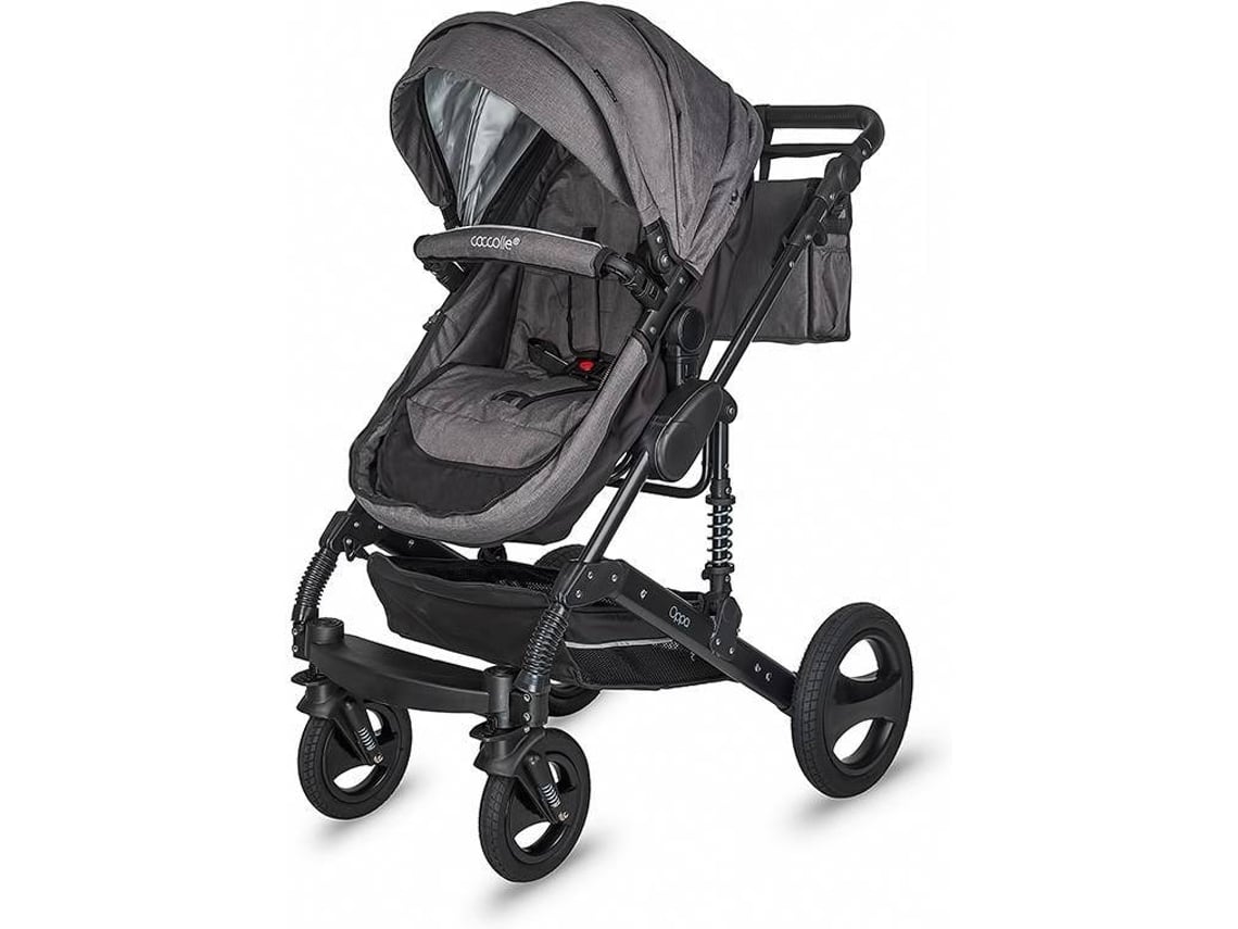Carrinho de Bebé COCCOLLE Oppa Cinzento (83x65x113 cm)