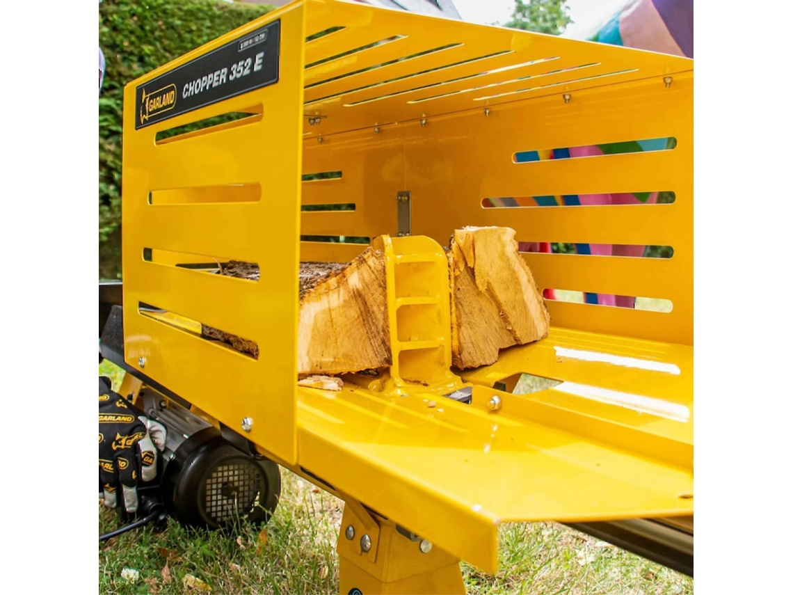 GARLAND CHOPPER 352E-V20 Rachador elétrico, potência de 2,3 kW, 60 kg, diâmetro máx. 25 cm, comprimento máx. 57 cm, força de 7 T, uso horizontal.