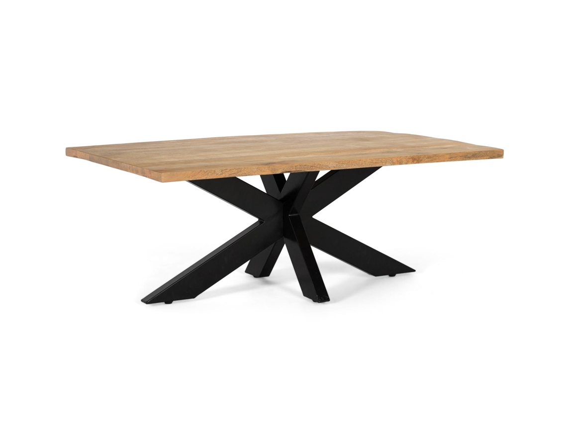 Mesa De Jantar Em Madeira Maciça De Manga Com Pernas Cruzadas Giner Y Colomer