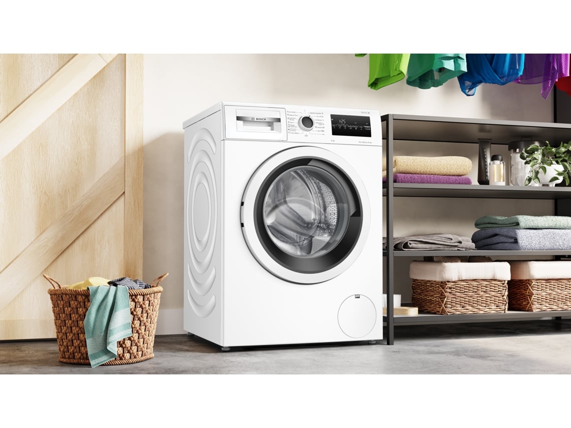 Máquina de Lavar Roupa BOSCH WAN24272ES (8 kg - 1200 rpm - Branco)