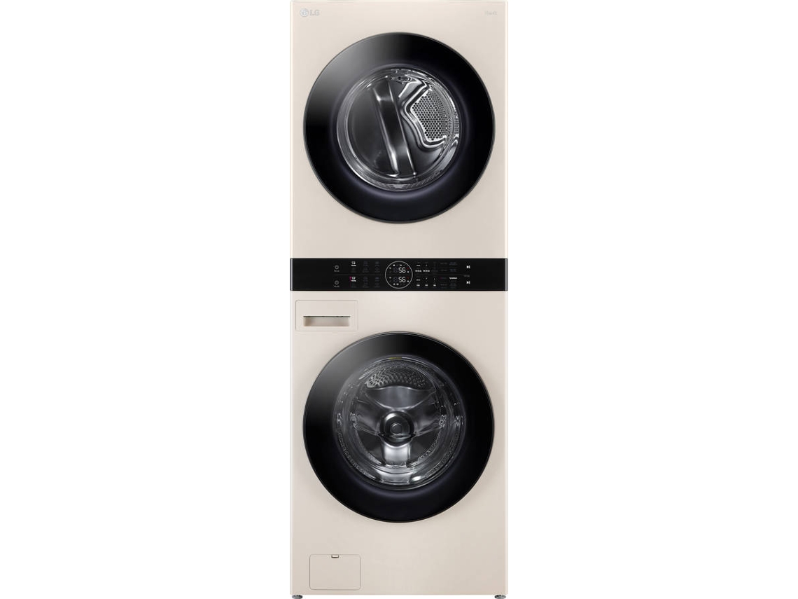 Máquina de Lavar e Secar Roupa LG WashTower WT1210EEF (12/10 kg - 1400 rpm - Bege)