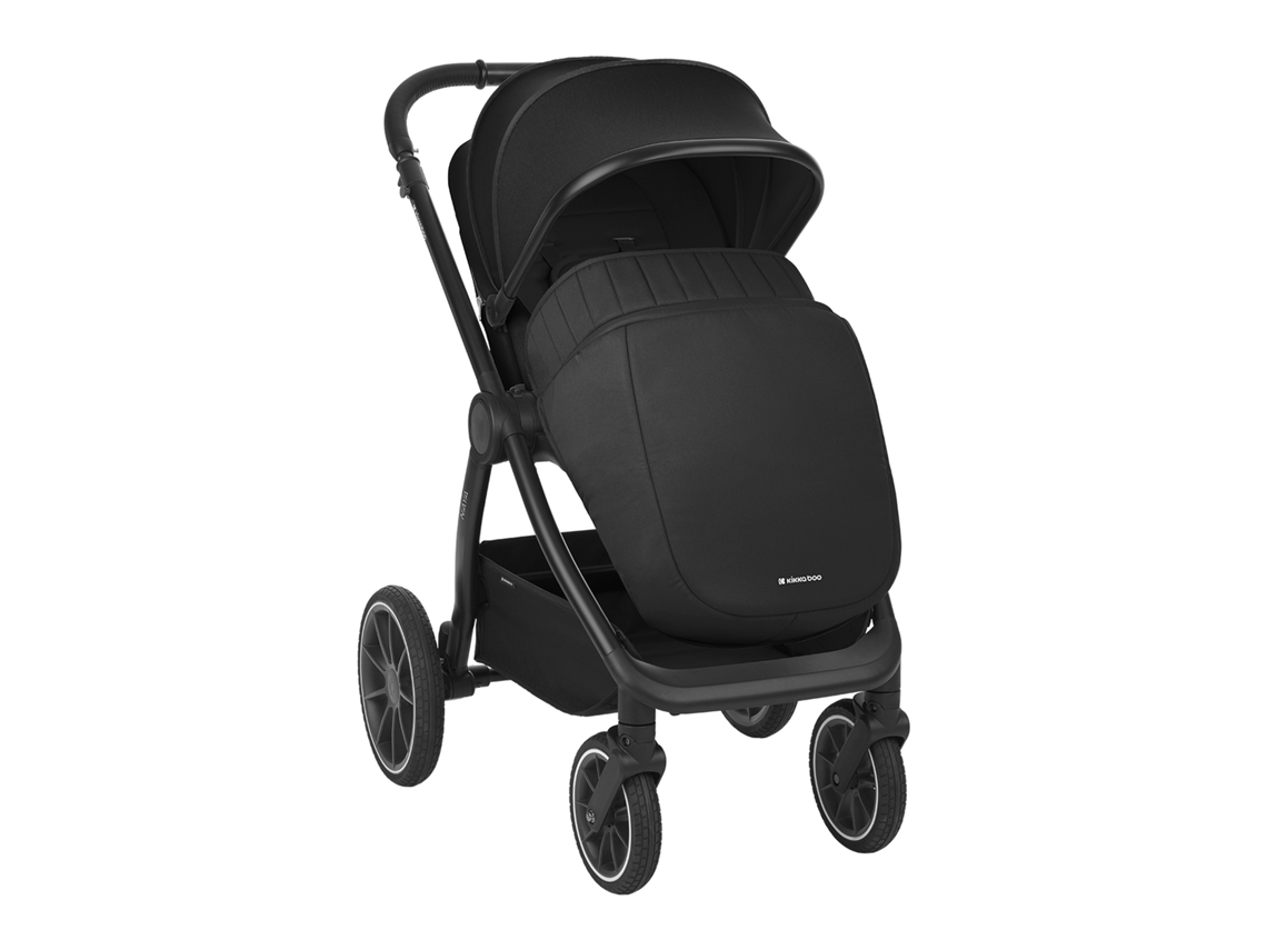 Carrinho Naya 2 Em 1 Com Alcofa, Black Kikkaboo