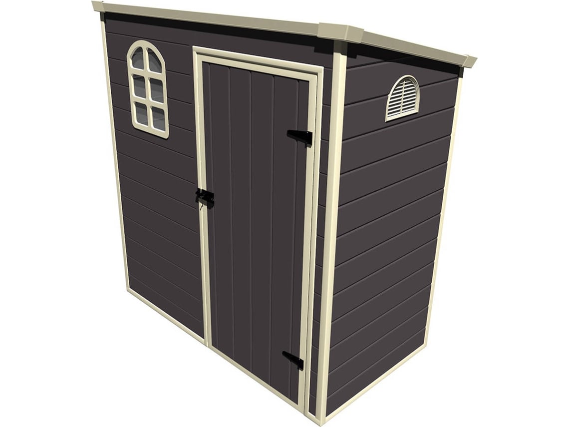 Casota para Exterior GARDIUN Ksp38105 2,12 m² - 111x191x195 cm - Cinza Antracite